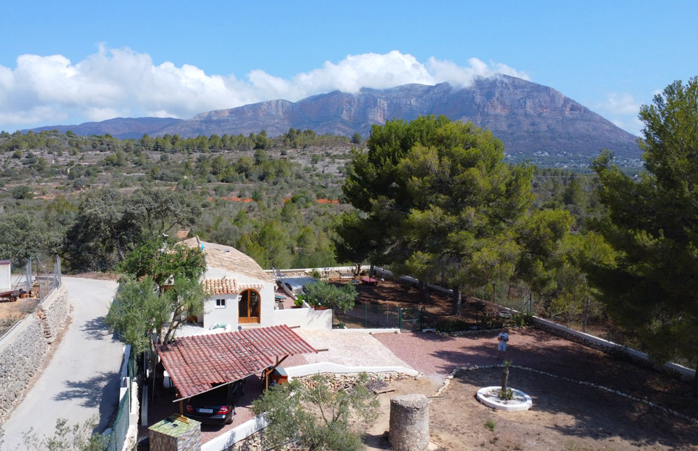 drone footage finca for sale between gata and benissa