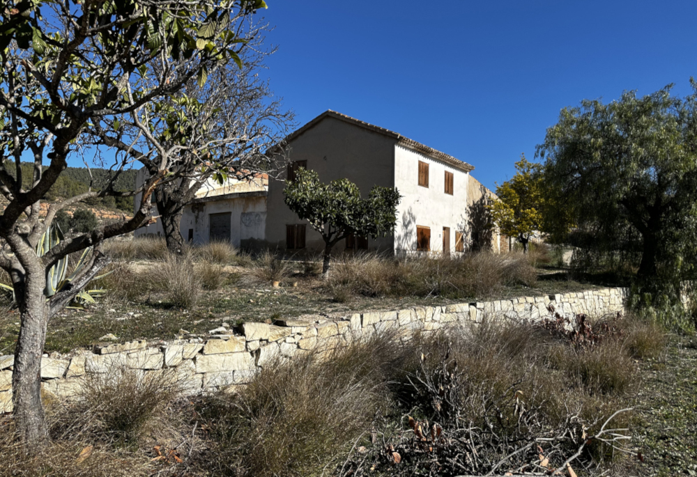 Unique finca for those seeking peace and space. Impressive area of 48 hectares.